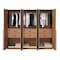 Manhattan Comfort Lee Wardrobe Closet 2.0 in Golden Brown, 3PK 3-WC002-GB - alternate 6